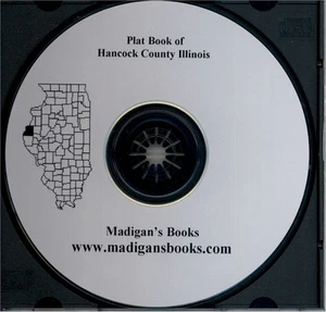 CD Hancock Co Illinois IL Plano Genealogía Cartago Propietarios de tierras - Imagen 1 de 1