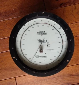 Pennwalt Wallace Tiernan 1500 Hi‑Performance Pressure Gauge 62A-2B-0200 - inHg - Picture 1 of 6