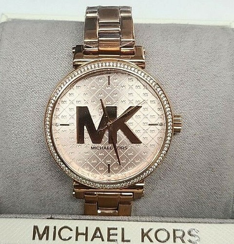 Orologio da donna Michael Kors MK4335 Sofie Quadrante Oro Rosa Oro Rosa Inox