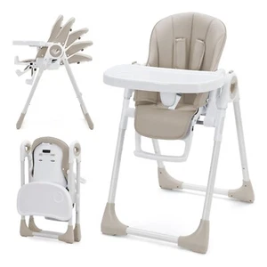 Baby High Chair for Babies and Toddlers with Adjustable Heights & Footrests - Picture 1 of 7