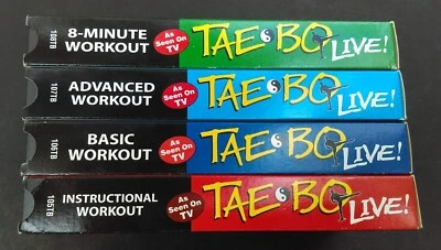 Tae Bo Live! Instructional Workout [VHS Tapes] [1999] 4 Pack - Image 1 of 4