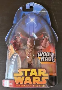 2005 STAR WARS REVENGE OF THE SITH CHEWBACCA #5 ACTION FIGURE - NEW ON CARD - Picture 1 of 2