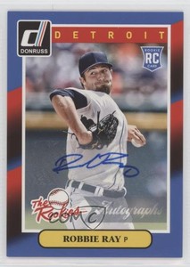 2014 Donruss The Rookies Box Set Signatures Series Robbie Ray #58 Rookie Auto RC