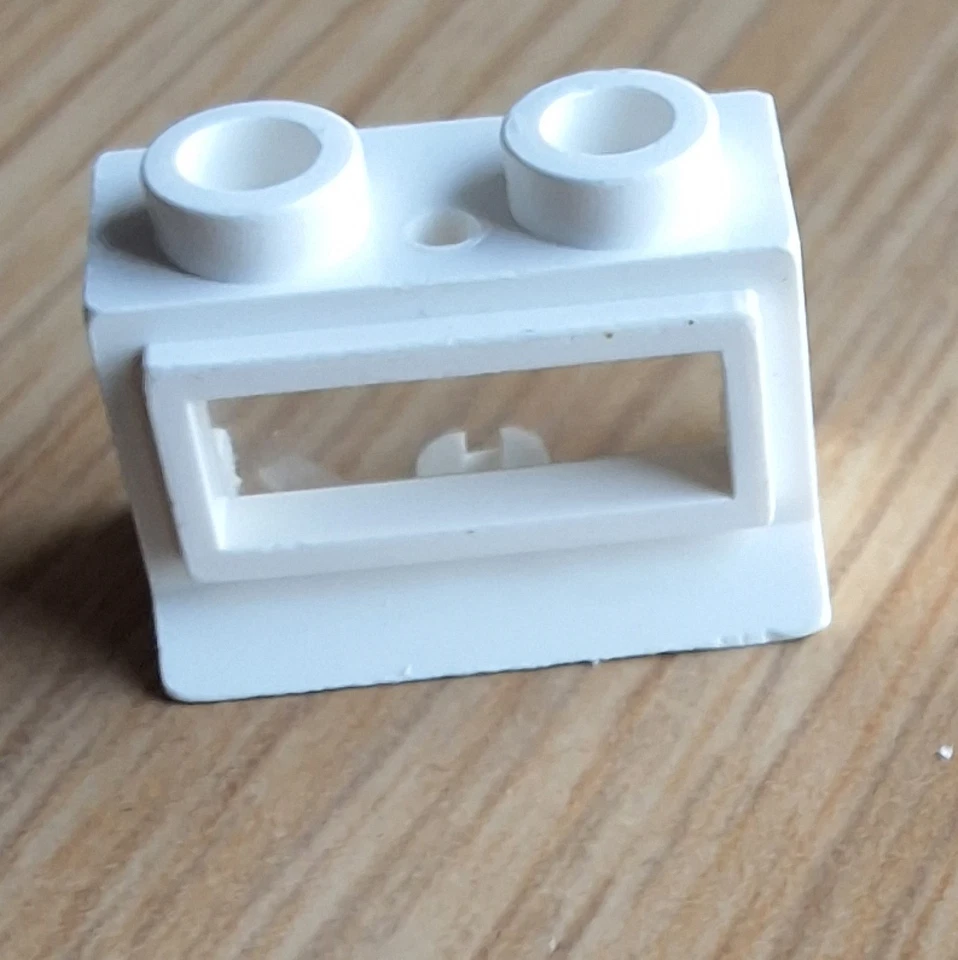 Lego Fenster mit Scheibe 1x2x1 weiß 27bc01 Zubehör vintage 322 343 318 - Bild 1 von 1