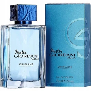Oriflame Mister Giordani Aqua Eau de Toilette for Men 75ml-2,5fl.oz - Picture 1 of 2