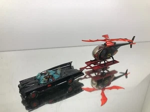 CORGI TOYS 267 925 BATMOBILE + BATCOPTER on TRAILER - 1:43 EXTR.RARE- GOOD -317 - Imagen 1 de 14
