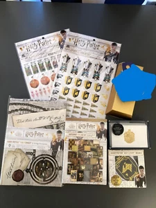 Harry Potter Hufflepuff Konvolut Journal, Sticker, Notizen, Collage Wand + Mystery - Bild 1 von 5
