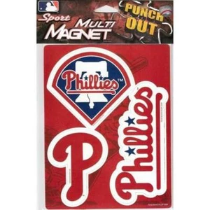 Philadelphia Phillies Baseball Logo - Set of 3 Magnets - Picture 1 of 1