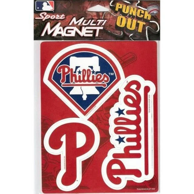 Logotipo de béisbol de los Filis de Filadelfia - Juego de 3 imanes Foto 1 de 1