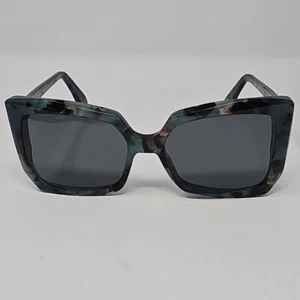 Seltene SEE Sonnenbrille Made In Italy Style 5571 Polar Türkis & Schwarz mit Etui - Bild 1 von 15
