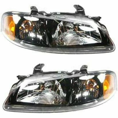 Nuevo conjunto de 2 faros halógenos laterales diestros y diestros para Nissan Sentra 2002-2003 Foto 1 de 4