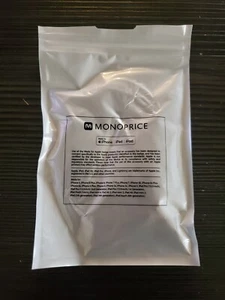 Monoprice Apple MFi Certified Flat USB Charge & Sync Cable - 4 Feet - Black - Picture 1 of 3