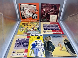 LOT (7) Vinyl Record German Austria Wiener Walzer Berlin Marsche Vintage - Picture 1 of 5