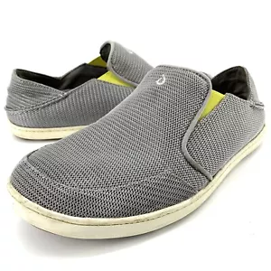 Olukai Nohea Mesh Herren Gr. 10 Slipper Schuhe Grau Freizeit Halbschuh Strand - Bild 1 von 8