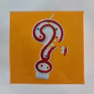 Birthday Candle Question Mark Jigsaw Puzzle AREAWARE 70 Piece - New - Unopened - Picture 1 of 6