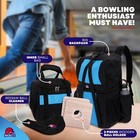 Bowling Ball Bag - Bowling Ball Backpack for Two Balls - Multi-Pocket, Sport Bag