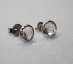 Ippolita Sterling Silver Rock Candy Faceted Quartz Stud Earrings  [034GRA]