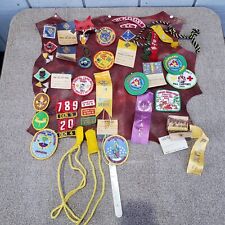 Lot of BSA Boy Scout Patches, Pins and Merit Badges Mixed Vintage Collection 80s