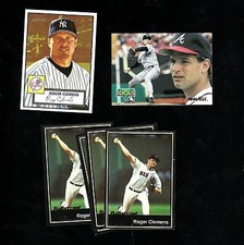1992 PINNACLE ROOKIE IDOLS ROGER CLEMENS + 2000 TOPPS HERITAGE PP3 + 5 BS +100