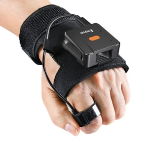 Eyoyo 1D Laser Barcode Scanner Left &Right Glove Bluetooth Finger Trigger Reader - Picture 1 of 12