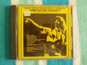 FRANK ZAPPA Unmitigated Audacity CD Foo-Eee 1991 Live Notre Dame 1974 ** - Imagen 1 de 1