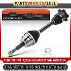 Front LH or RH CV Axle Shaft Assembly for Infiniti QX56 04-10 Nissan Armada 4WD Nissan Armada