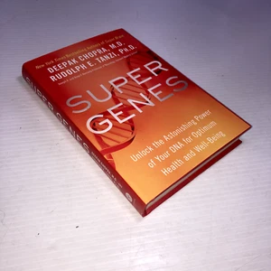 SUPER GENES Hardcover Book Deepak Chopra Signed First. Edition - Picture 1 of 6