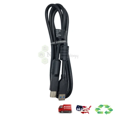  Genuine Samsung USB 3.0/3.1 Compliant 5Gbps Type A Male to B Male Black - 5FT - Image 1 of 2