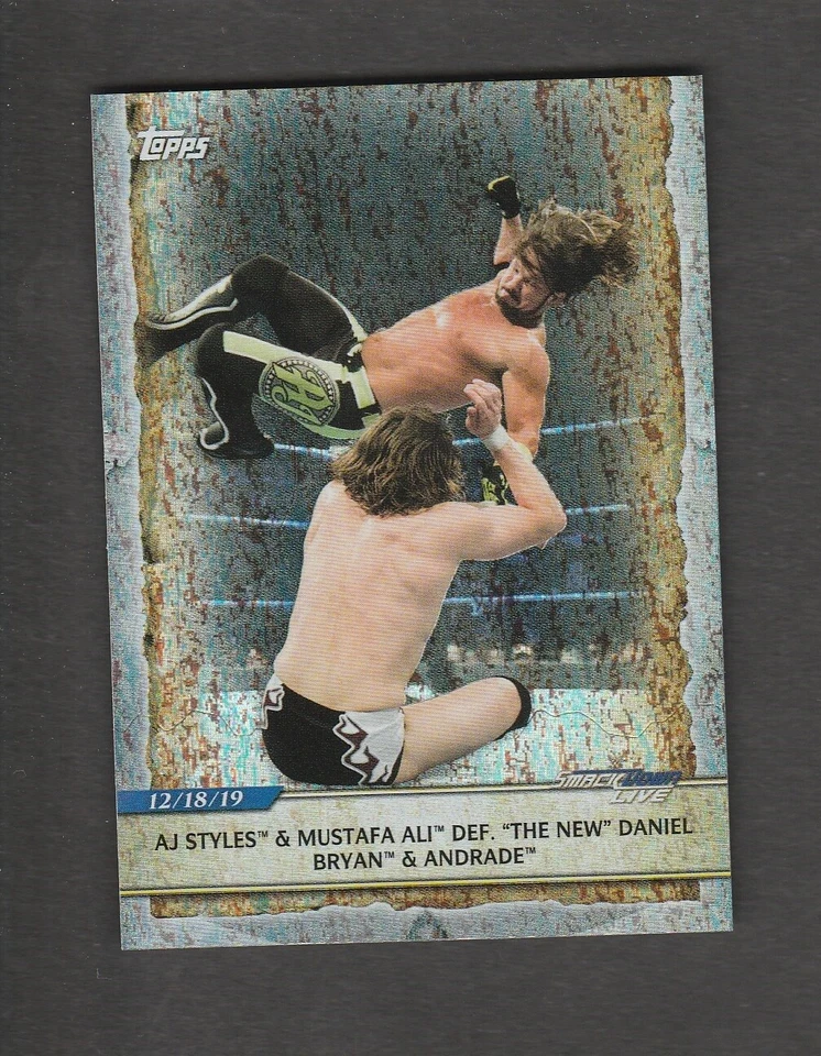 STYLES & ALI #75  2020 WRESTLEMANIA FOIL CARD NICE!**** Foto 1 de 1