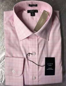 Camicia elegante uomo J.Crew taglia 15,5/34 vestibilità classica Ludlow Easy-Care cotone elasticizzato - Foto 1 di 6