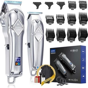 Professioneller Kabelloser Haarschneider Wiederaufladbar Trimmer Set Edelstahl - Bild 1 von 7