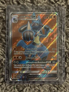 Lucario GX 122/131 Full Art Forbidden Light Ultra Rare Pokemon PACK FRESH! - Picture 1 of 2