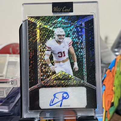 2023 Wild Card Alumination DEREK PARISH Black Shimmer Auto #d/15 JAGUARS HOUSTON - Image 1 of 2