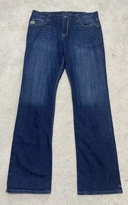 Jeans uomo Cinch western denim Carter 2.4 relaxed bootcut MB71934005 taglia 36x38* - Foto 1 di 16