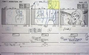 Legend of the Dragon 2005 Production Hand Drawn Storyboard BKN International - Picture 1 of 2
