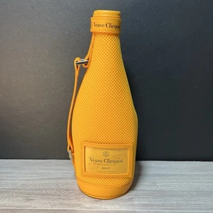 Veuve Clicquot Brut Champagne Ice Jacket Orange Zip Carrier with Handle 750mL - Picture 1 of 9