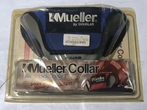 NEW NEVER USED Mueller Neck Collar “The Cool One” Blue In Package w Hardware - Picture 1 of 3