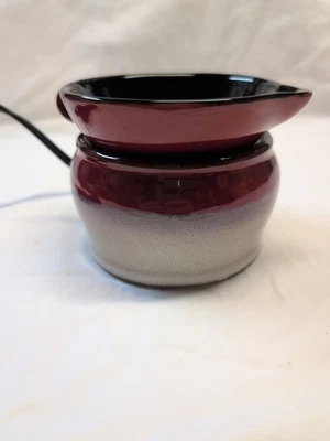 Calentador de cera Scentsy Pendleton calentador eléctrico de tamaño mediano rojo tostado Foto 1 de 4