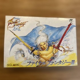 [Box and manual included] Final Fantasy 3 Famicom Initial operation confirmed