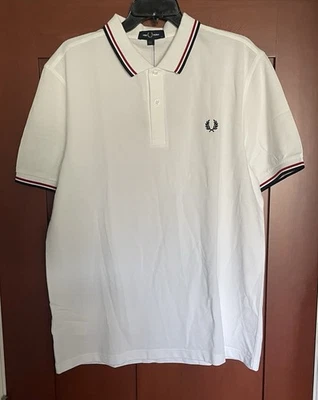 Polo de piqué Fred Perry para hombre talla extra grande nuevo con etiquetas Foto 1 de 3