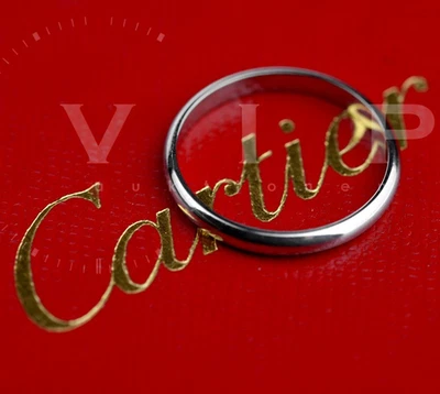 CARTIER 1895 LA BAGUE ALLIANCE RING 950 PLATIN TRAURING EHERING WEDDING BAND °50 - Bild 1 von 4