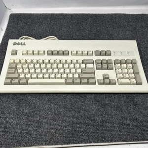 Vintage Dell AT101W GYUM90SK Mechanical Keyboard PS/2 Clicky Nice! - Bild 1 von 13