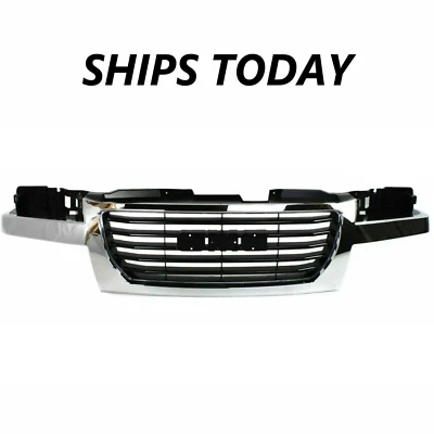 NEW Chrome Grille For 2004-2012 GMC Canyon GM1200530 SHIPS TODAY - Image 1 of 4