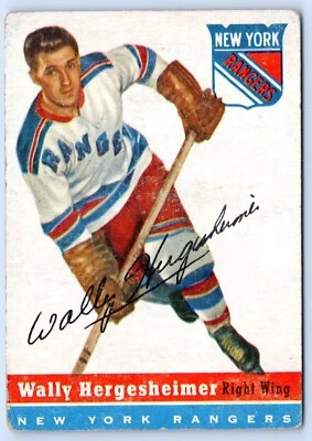 WALLY HERGESHEIMER 1954-55 TOPPS 54-55 #22 GOOD+/VG            71535 - Image 1 of 2