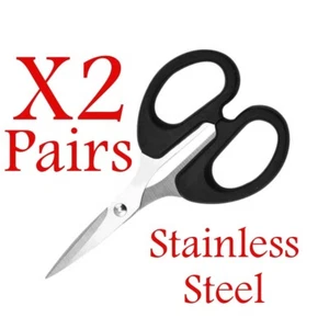 2x Braid Scissors Fishing Utility Scissors Cut Braid & Mono Stainless Steel 12cm - Picture 1 of 3