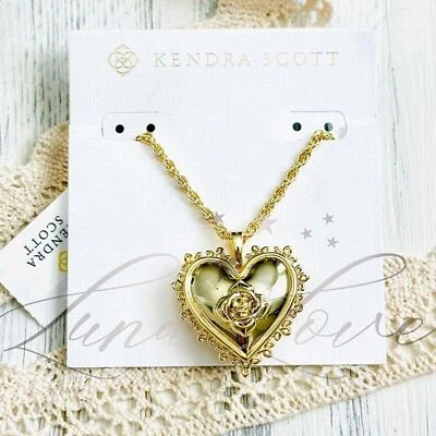 Collar Colgante Corto Medallón Oro Rosa Mallory KENDRA SCOTT Nuevo con Etiquetas Foto 1 de 4