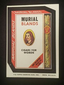 1974 TOPPS WACKY PACKAGES SERIES 7 *MURIAL BLANDS* EX-NRMT TAN BACK 9621