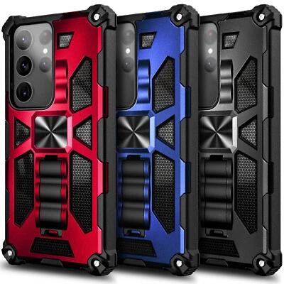 Para Samsung Galaxy S23/S23+/S23 Ultra, Funda con Soporte Armadura con Protector de Pantalla Foto 1 de 4