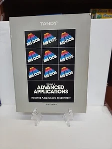 1988 TANDY COMPUSOFT MS-DOS VOL2 Advanced Applications 2nd EDITION Book 25-1507 - Picture 1 of 2