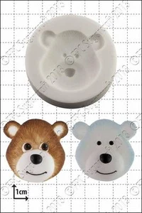 Cabeza de oso de molde de silicona | Uso alimentario FPC Sugarcraft ¡ENVÍO GRATUITO AL REINO UNIDO! - Imagen 1 de 1